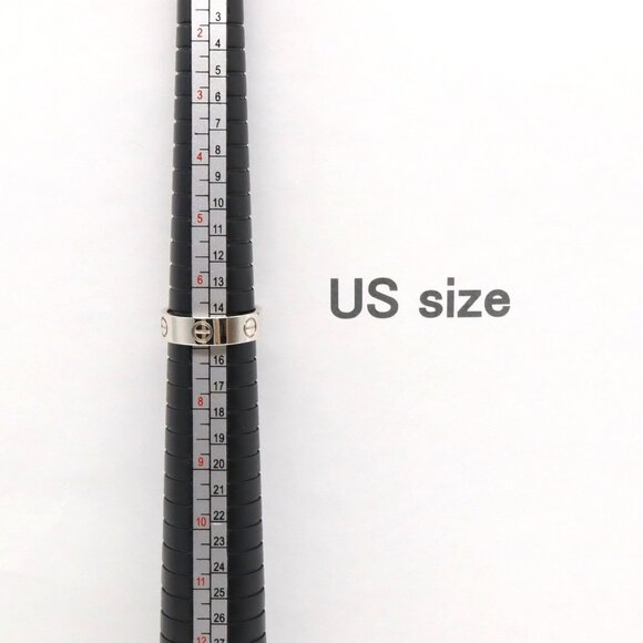 CARTIER 18k White Gold Love Ring - Picture 5 of 6